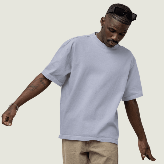 Lavender Oversized Premium Cotton T-Shirt